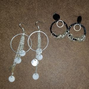 Dangling earrings Set of 2